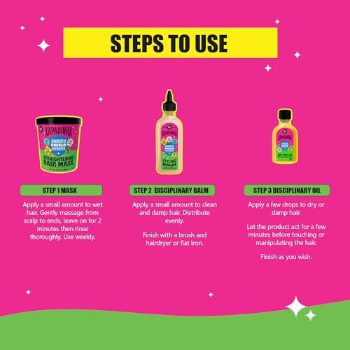 Lola From Rio Xapadinha Leave-In Styling Balm for Straight Hair, 6.76 Fl Oz