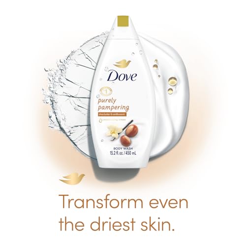 Dove Body Wash 2-Pack - Shea Butter & Vanilla, 15.2 Oz Each