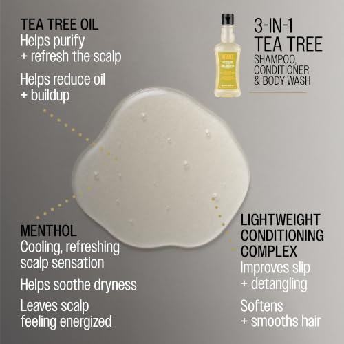 Reuzel 3-In-1 Tea Tree Shampoo, Body Wash & Face Cleanser - 11.83 oz