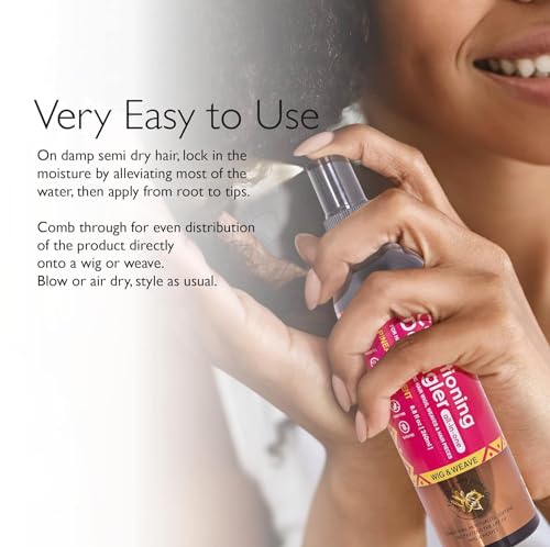 Esha Leave-In Conditioner & Detangler Spray - 8.8 fl oz, Pineapple Scent for Wigs & Weaves