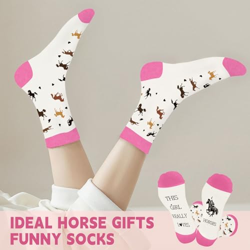 Horse Lover Gift Set for Women - Glass Cup, Tote Bag, Makeup Bag & More