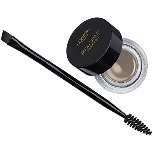 L'Oreal Paris Brow Stylist Frame & Set Blonde 0.08 oz Waterproof Eyebrow Pomade & Brush - Pack of 1