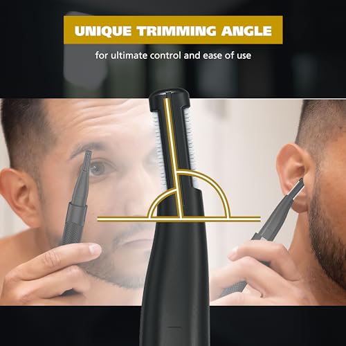 Wahl Manscaper ¢ç 2 in 1 Lithium Battery Tactical¢ç Dual Sided Eyebrow Trimmer and Nose Hair Trimmer for Men ? Model 3023805