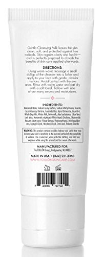 TOULON AHA BHA Milk Face Wash - Exfoliating Cleanser for Sensitive Skin
