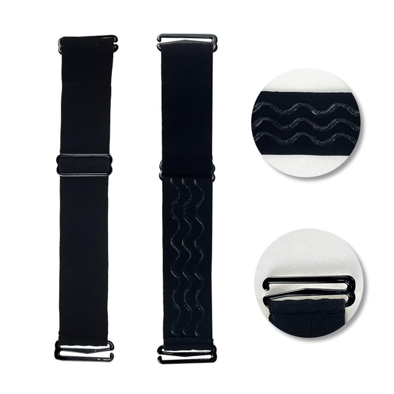 GELXGRIT 3-Pack Adjustable Elastic Wig Bands Non-Slip Hair Strap for Wig Making
