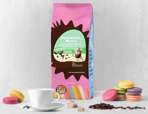 Crazy Cups Decaf Peppermint Mocha Ground Coffee - 10 oz Bag