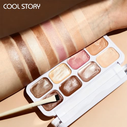 Matte 8-Color Eyeshadow Palette - Waterproof, Highly Pigmented