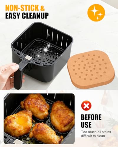 230PCS Air Fryer Parchment Paper Liners for CHEFMAN 2Qt Mini