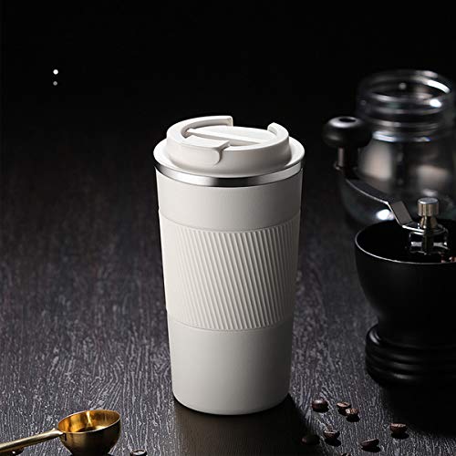 YINJOYI 17oz Insulated Travel Coffee Mug with Leakproof Lid