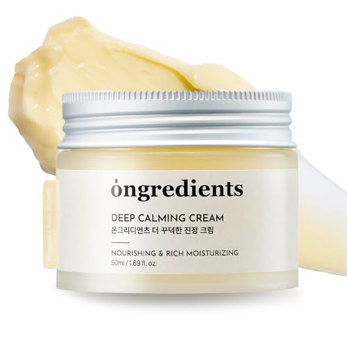 ONGREDIENTS Deep Calming Face Moisturizer for Sensitive Skin 1.69 fl Oz