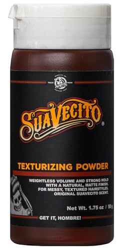 Suavecito Texturizing Hair Styling Powder - Strong Hold, Matte Finish