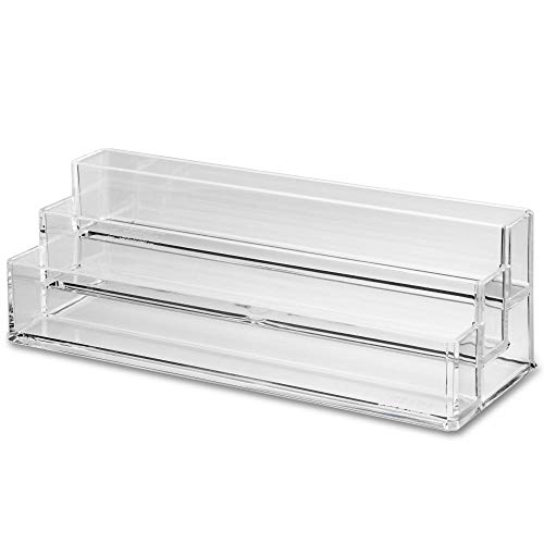 BY ALEGORY Clear Tiered Acrylic Eyeshadow Palette Organizer