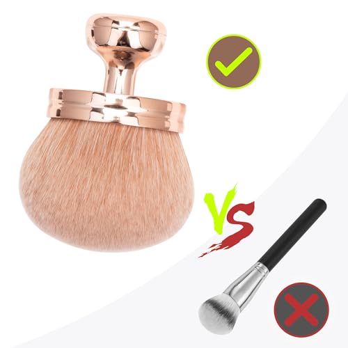 BABYSHEEP Extra Large Kabuki Body Brush for Self Tanner & Makeup