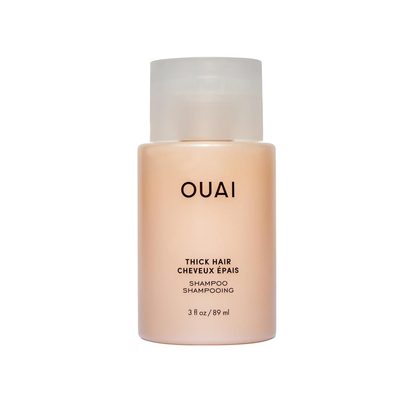OUAI Thick Hair Shampoo - Hydrating Shea Butter Formula for Full, Frizzy Hair - 32 Oz Refill with Marshmallow Root, Avocado Oil & Keratin