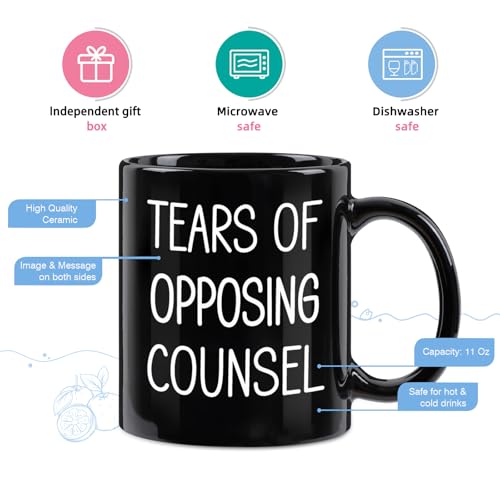 Tears of Opposing Counsel Mug - Humorous Gift for Lawyers, 11 Oz