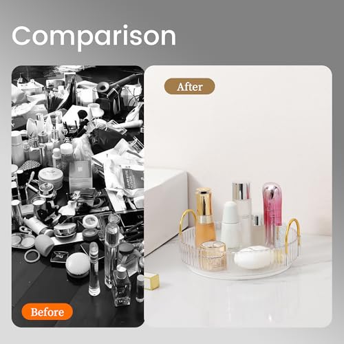 Aveniee 360 Rotating Makeup Organizer - Large Cosmetic & Perfume Storage