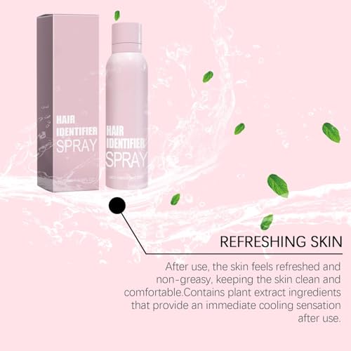 Hair Identifier Spray for Face Shaving, Hair Identifier Spray for Face Dermaplaning, Facial Hair Identifier Spray for Dermaplaning, Dermaplaning Spray Face Shaving Powder Spray (1 Spray Only)