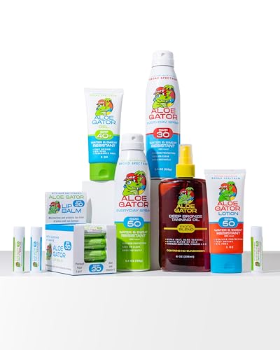Aloe Gator Gel Sunscreen SPF 40+ Alcohol-Free, Fragrance-Free