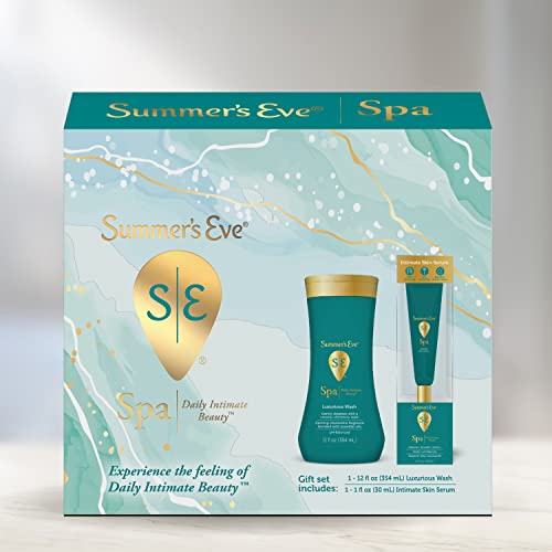 Summer's Eve Spa Gift Set - Feminine Wash & Hydrating Serum