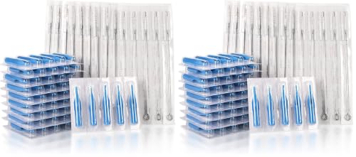 JimKing Tattoo Needles Set #12 Mixed RL+RS+M1 - 100pcs Disposable Sterilized