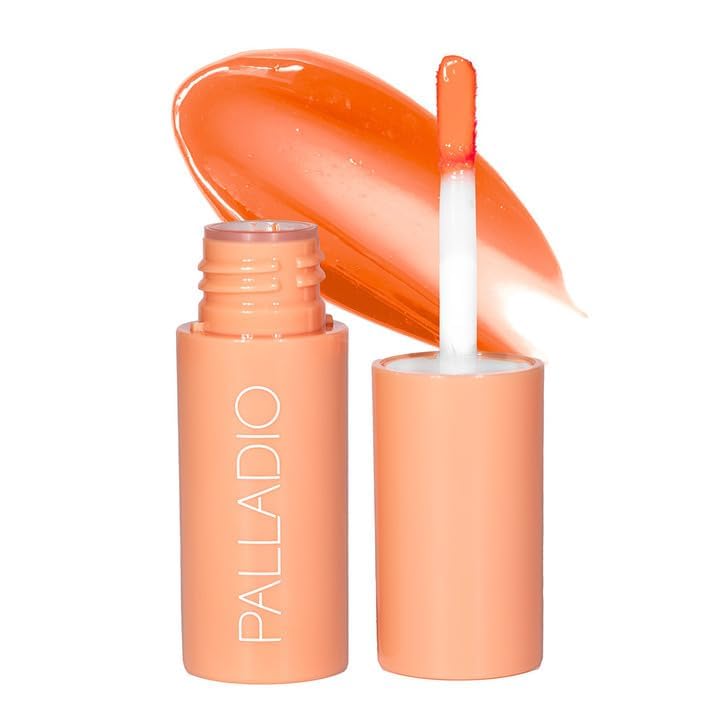 Palladio Jelly Tint - Vivid Color Liquid Stain for Cheeks & Lips | Lightweight, Non-Sticky, Cherry Rose