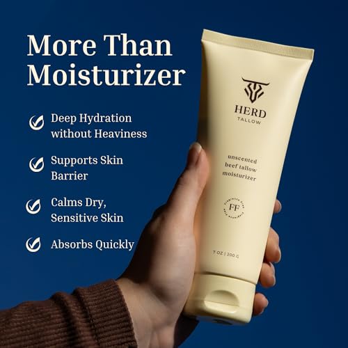 Herd Tallow Lavender & Balsam Beef Tallow Moisturizer - 2oz Face & Body Cream