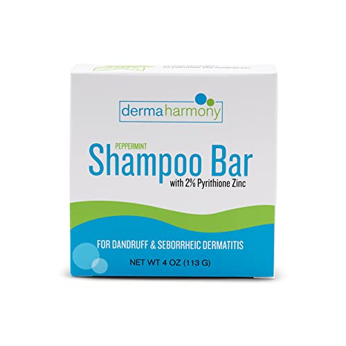 DermaHarmony 2% Pyrithione Zinc Shampoo Bar - Peppermint, 4 oz