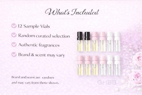 Women's Perfume Sampler Set - 12 Mini Designer Fragrance Samples