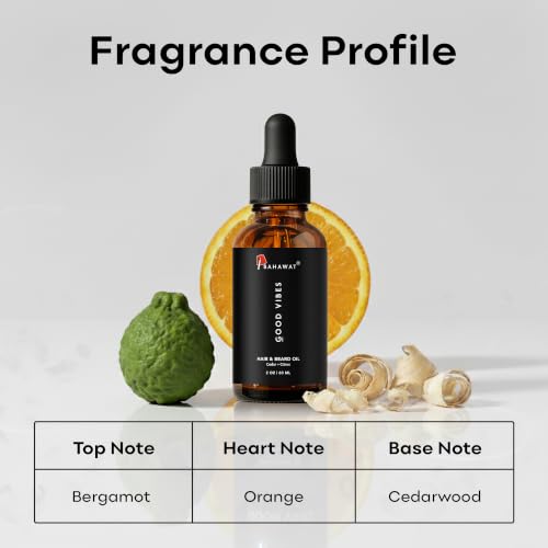 Beard Oil Premium Cedarwood & Citrus 2oz — Itch Relief, Smooth, Growth