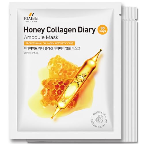 BIAIfekt Honey Collagen Ampoule Sheet Mask for Radiant Glass Skin