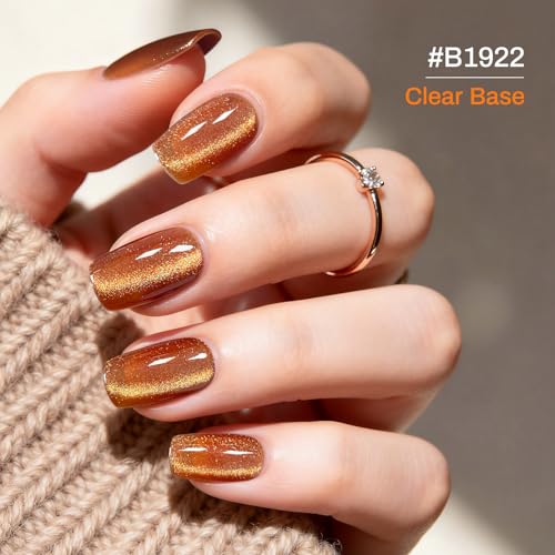 JODSONE 23-Piece Cat Eye Gel Nail Polish Set with Magnet and Base/Top Coat