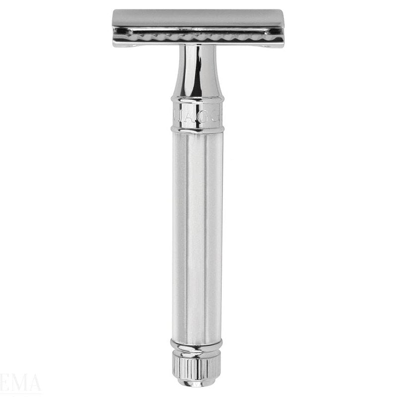 Double Edge Safety Razor, Regular Handle, Chrome Octagonal