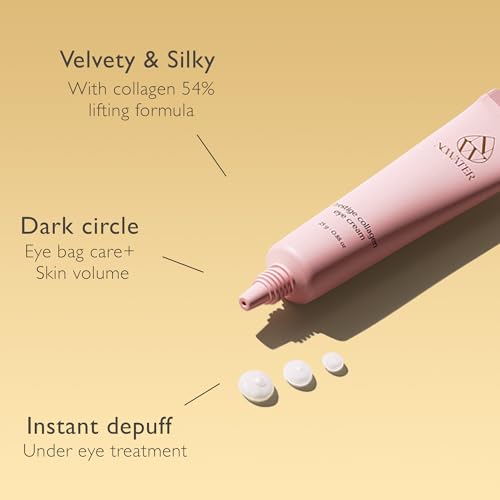 NOWATER Collagen Eye Cream for Under Eyes - Hydrating Korean Skincare, Day & Night