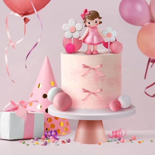 Princess Cake Topper Set - 11pcs Cake Decorations for Birthday Parties