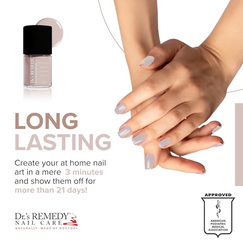 Dr.'s Remedy Enriched Nail Polish - Nurture Nude Pink, Non-Toxic & Vegan