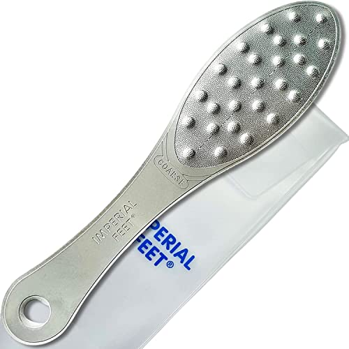 Stainless Steel Foot File - Double-Sided Callus Remover, 1 Count
