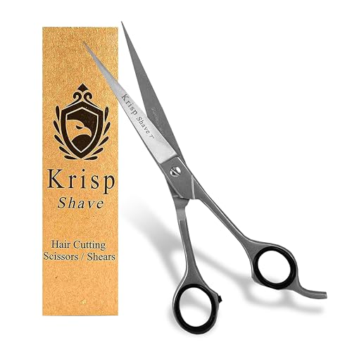 Krisp Shave 7-Inch Professional Japanese Stainless Steel Hair Cutting Shears