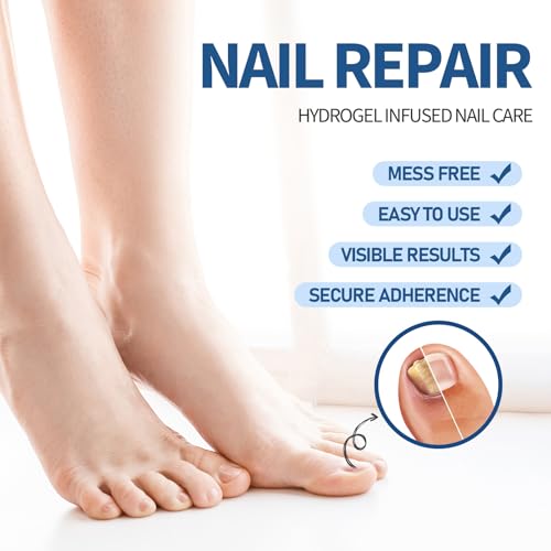 Nail Repair Patches - 50 Pcs Overnight Moisturizing Care for Damaged, Discolored, Brittle Nails | Healthy Renewal Solution