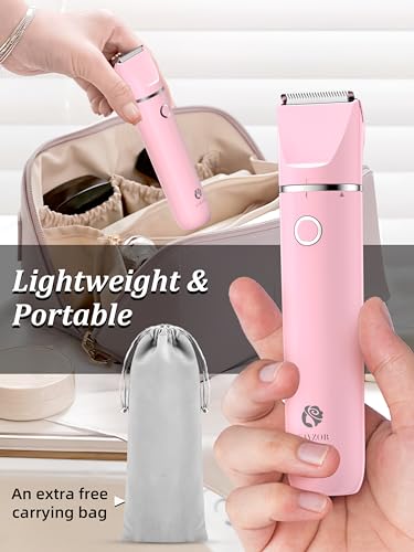 Cayzor 2-in-1 Electric Bikini Trimmer & Shaver for Women - Waterproof