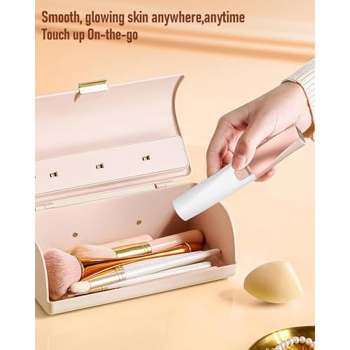 Eyebrow Trimmer & Facial Hair Removal for Women: 2-in-1 Rechargeable Face Shaver with LED Light, Painless Electric Razor for Eyebrows, Upper Lip, Chin & Peach Fuzz, Portable Hair Removal Device