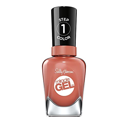 Sally Hansen Miracle Gel Nail Polish, Per-Suede, Long Lasting Nude
