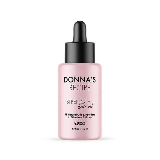 Strength Hair Oil - 18 Natural Oil & Powder Blend for Dryness Relief | Lightweight Scalp Treatment (1.7 oz)