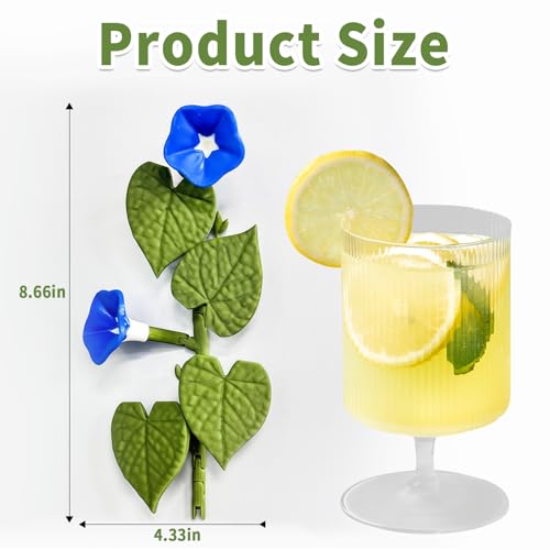 3D Printed Magnetic Ivy Fridge Magnets - Set of 2 Decor