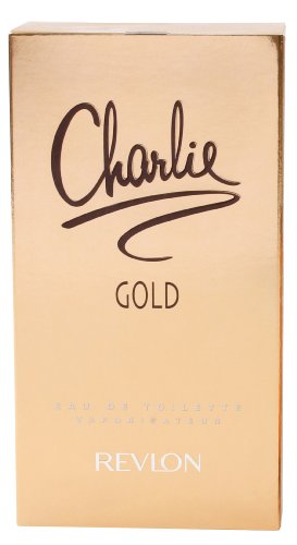Charlie Gold Eau De Toilette Spray for Women by Revlon - 3.4 Oz