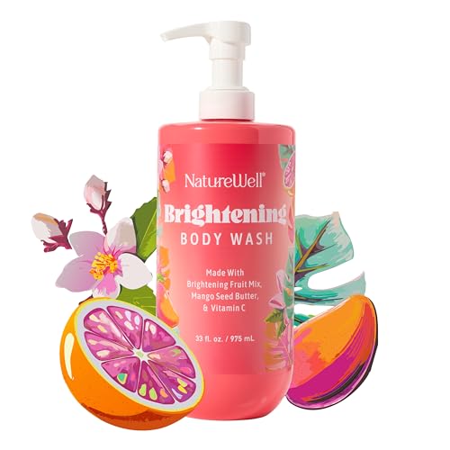 NATURE WELL Brightening & Energizing Scented Body Wash, 33 Fl Oz