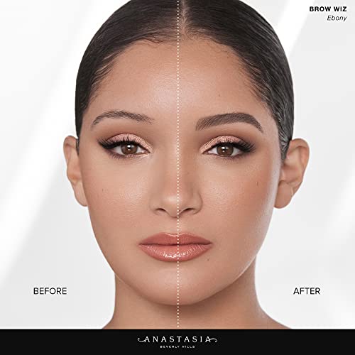 Anastasia Beverly Hills Brow Wiz - Ultra-Slim Retractable Eyebrow Pencil for Hair-Like Strokes, Natural Precision Definition, Longwear Waterproof Smudge-Proof for Filling & Shaping Brows