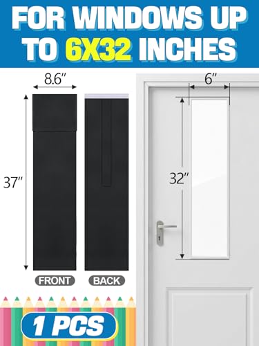 Bigmeta Classroom Blackout Shade - 90% Light Blocking, 6" x 32"