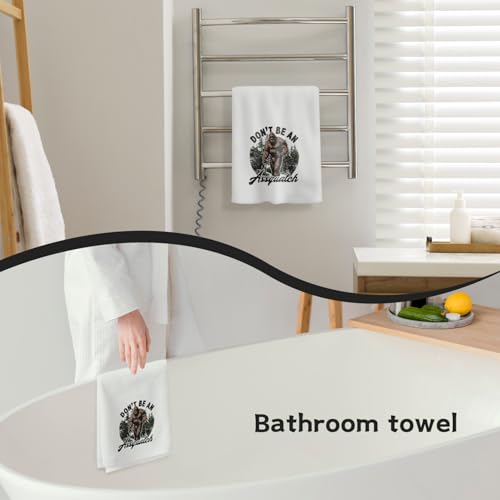 Bigfoot Kitchen Towels - Funny Sasquatch Dish Towels, 16x24