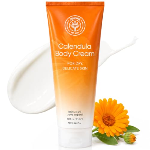 L'EUDINE Calendula Body Cream 4fl oz - Acne, Scars & Wrinkles Repair