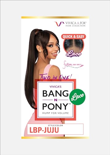 Vivica A. Fox LBP-JUJU 26" Lace Bang Pony, Color FS1B/30